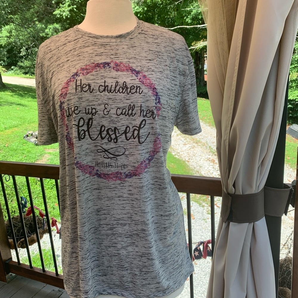 💕 blessed mom Proverbs Shirt NEW Large 💕